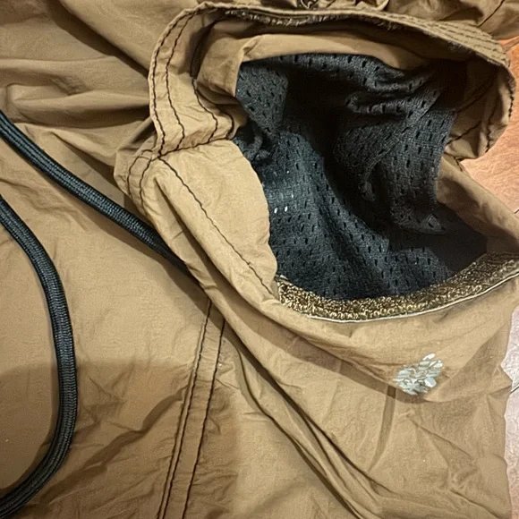 Free People Olive Drawstring Paperbag Waist Athletic Shorts - Picture 6 of 9